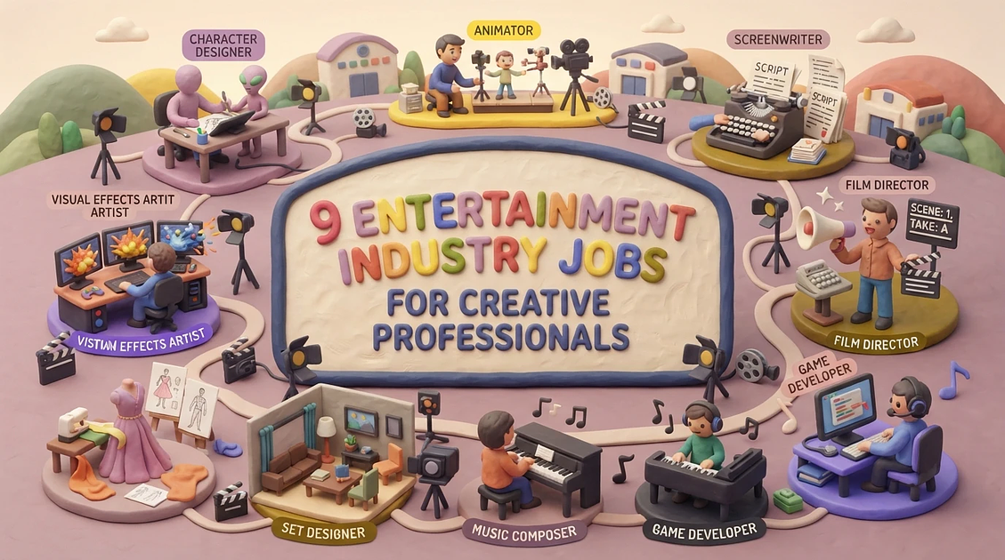9 Entertainment Industry Jobs for Creative Professional
