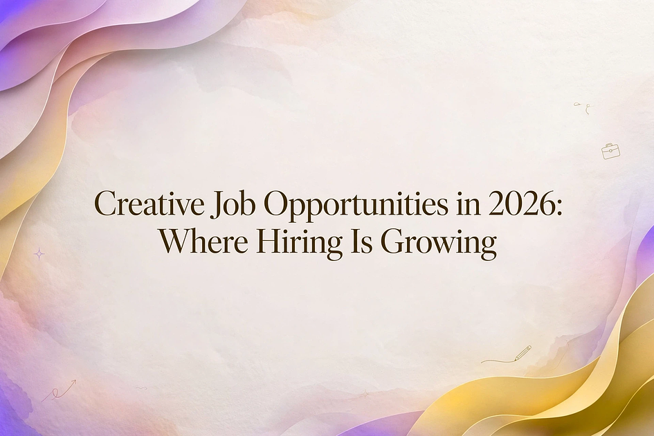 Creative Job Opportunities in 2026: Where Hiring Is Growing